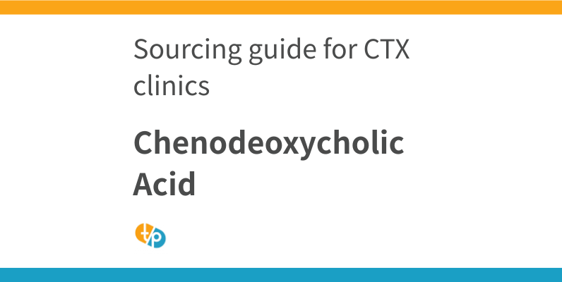Chenodeoxycholic Acid from Japan: Sourcing Guide for Rare Disease Clinics